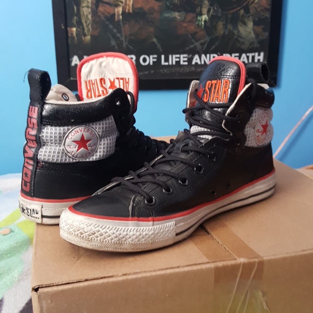 Vintage Punk Converse with Reversible Logo Size 10